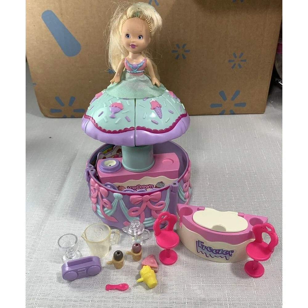 Miss Party Surprise Ice Cream Party Miniature Play Set With Doll Incomplete Toy